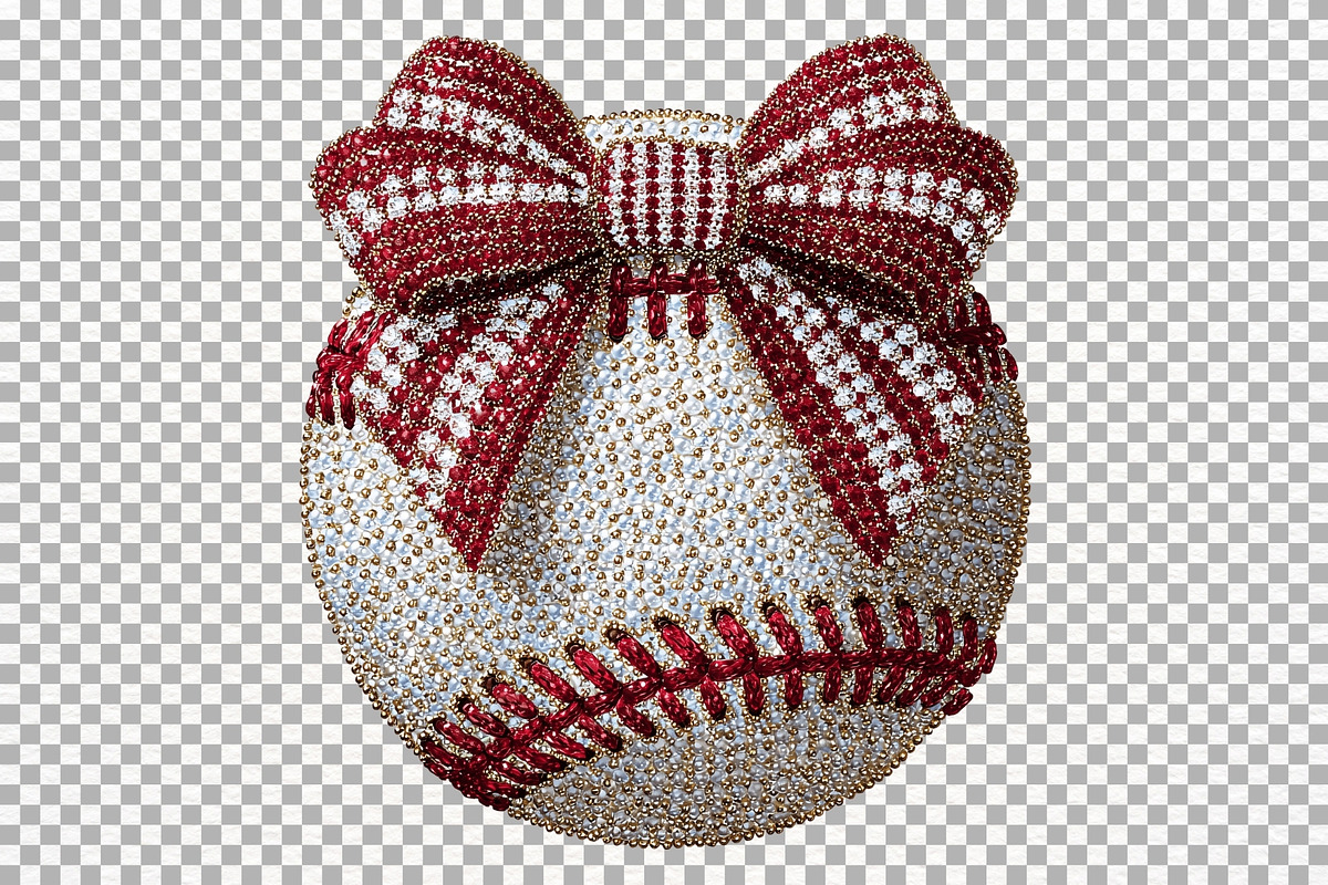 Baseball Bow PNG Sports Softball, a Sport Illustration by SugarCloudStudioArt (Photo 6 of 6)