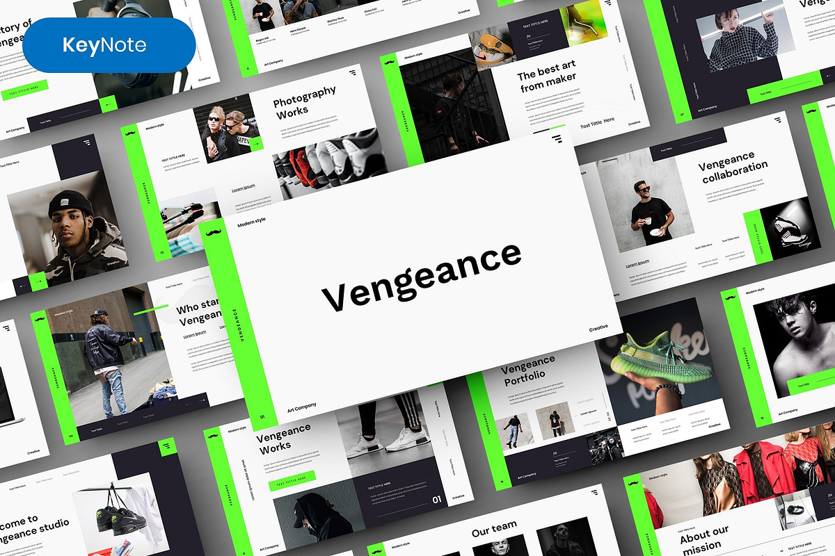 Vengeance – Business Keynote, a Presentation Template by Dens Creative Studio (Photo 1 of 6)