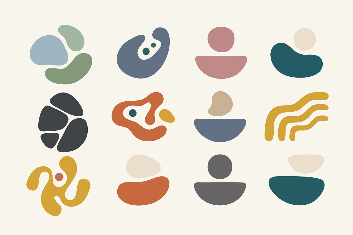 Abstract Organic Vector Shape Design, an Object Graphic by zahidhossainalif (Photo 6 of 6)