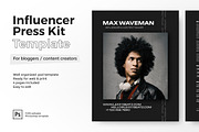 Influencer / Blogger Press Kit, a Resume Template by vinyljunkie (Thumbnail 1 of 3)