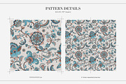 Persian Azure Traditional Patterns, a Pattern Graphic by LEAFure (Thumbnail 2 of 12)