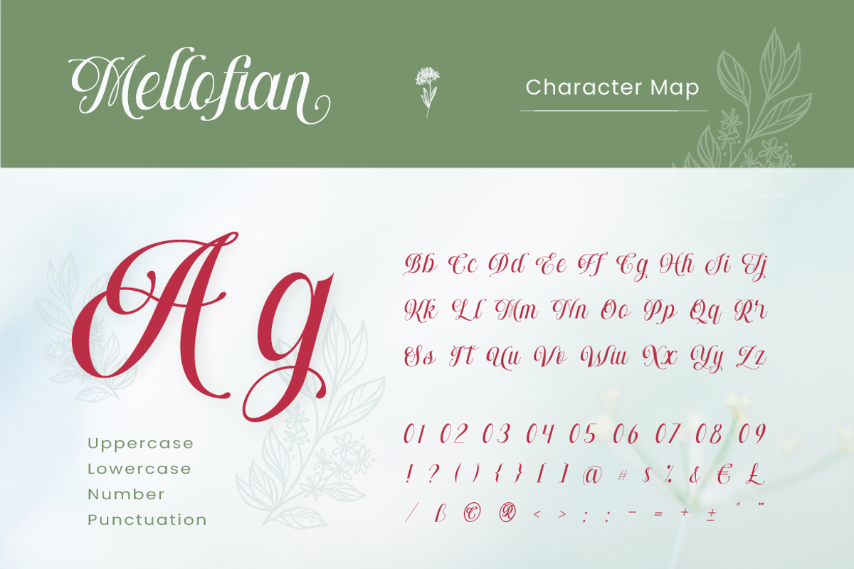 Mellofian, a Script Font by kerismaker (Photo 4 of 12)