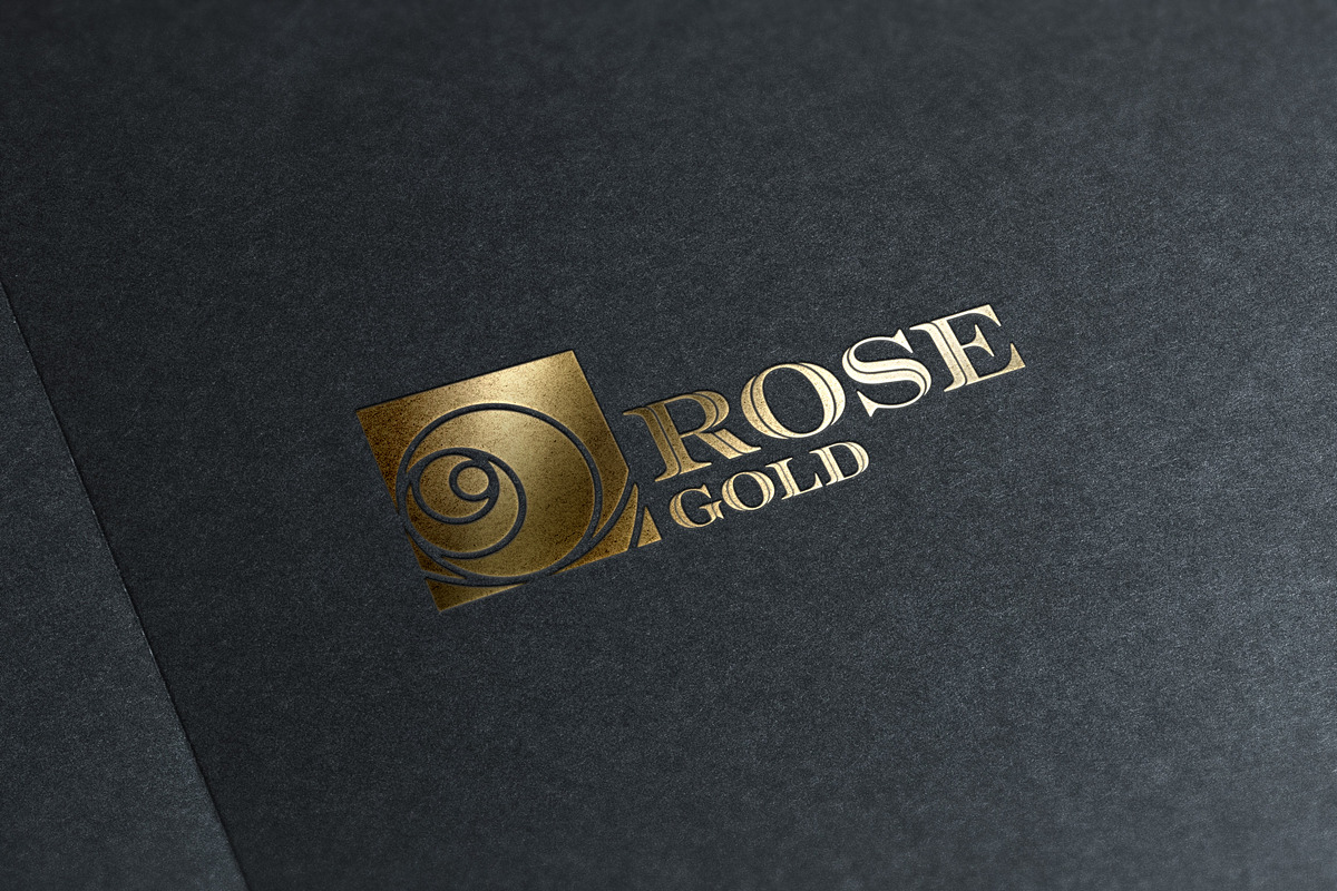 Rose Gold Logo, a Branding & Logo Template by Machel Design (Photo 4 of 4)