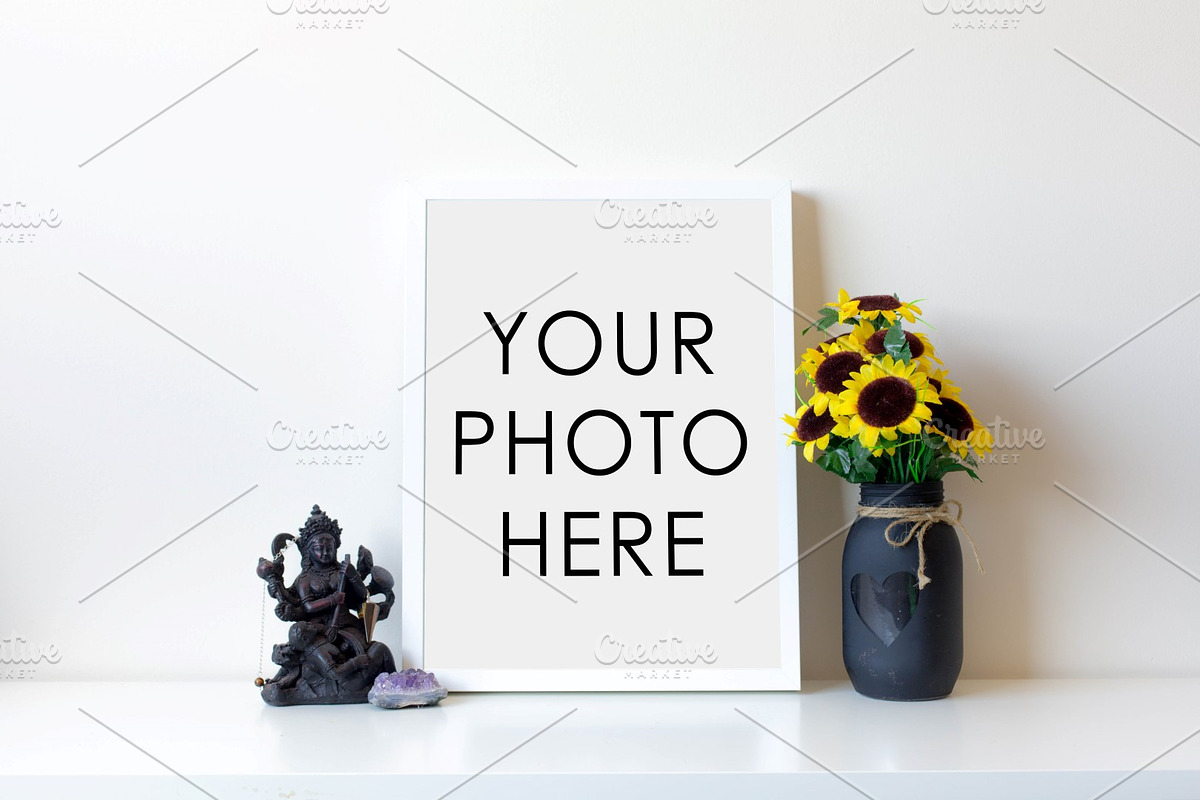 10 Minimalist White Mockup Frames, a Packaging Mockup by F R A M E D // SUPPLY CO. (Photo 9 of 11)