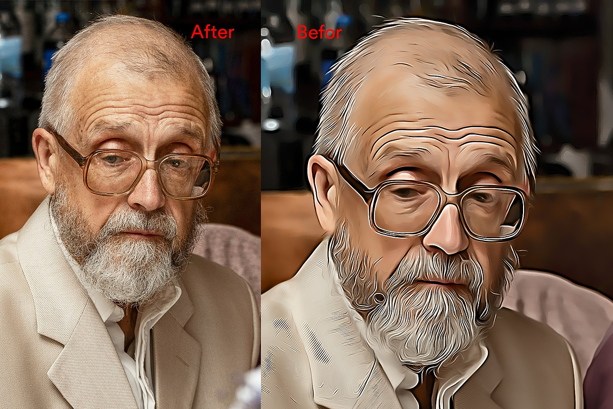 Speed Paint Photoshop Action, an Action Add-On by MRI STUDIO (Photo 12 of 14)