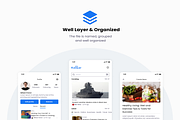 Kabar - News app UI Kit, an UI Kit Template by Creative Perspective (Thumbnail 5 of 6)