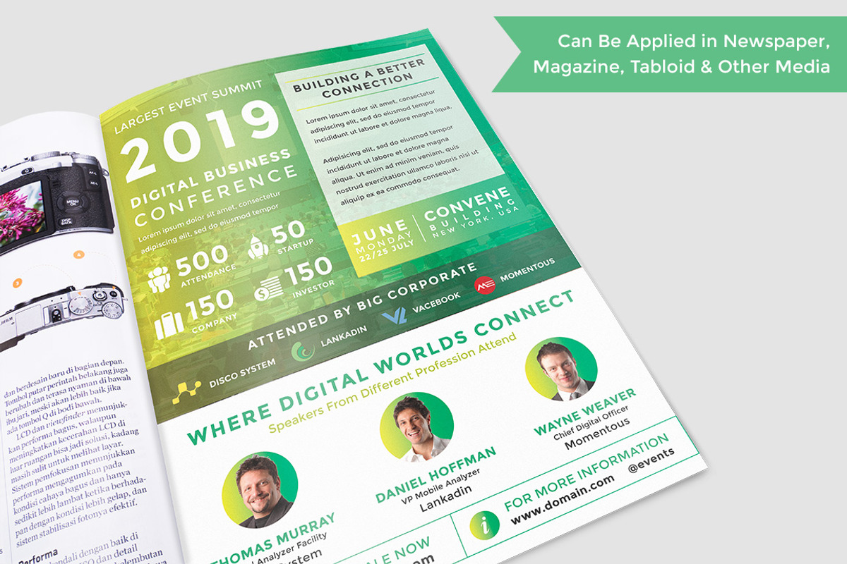 Digital Conferences Event Flyer, a Flyer Template by Affantjie Photowork (Photo 5 of 7)
