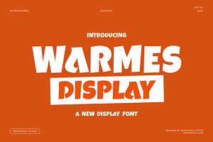 Warmes Display Font