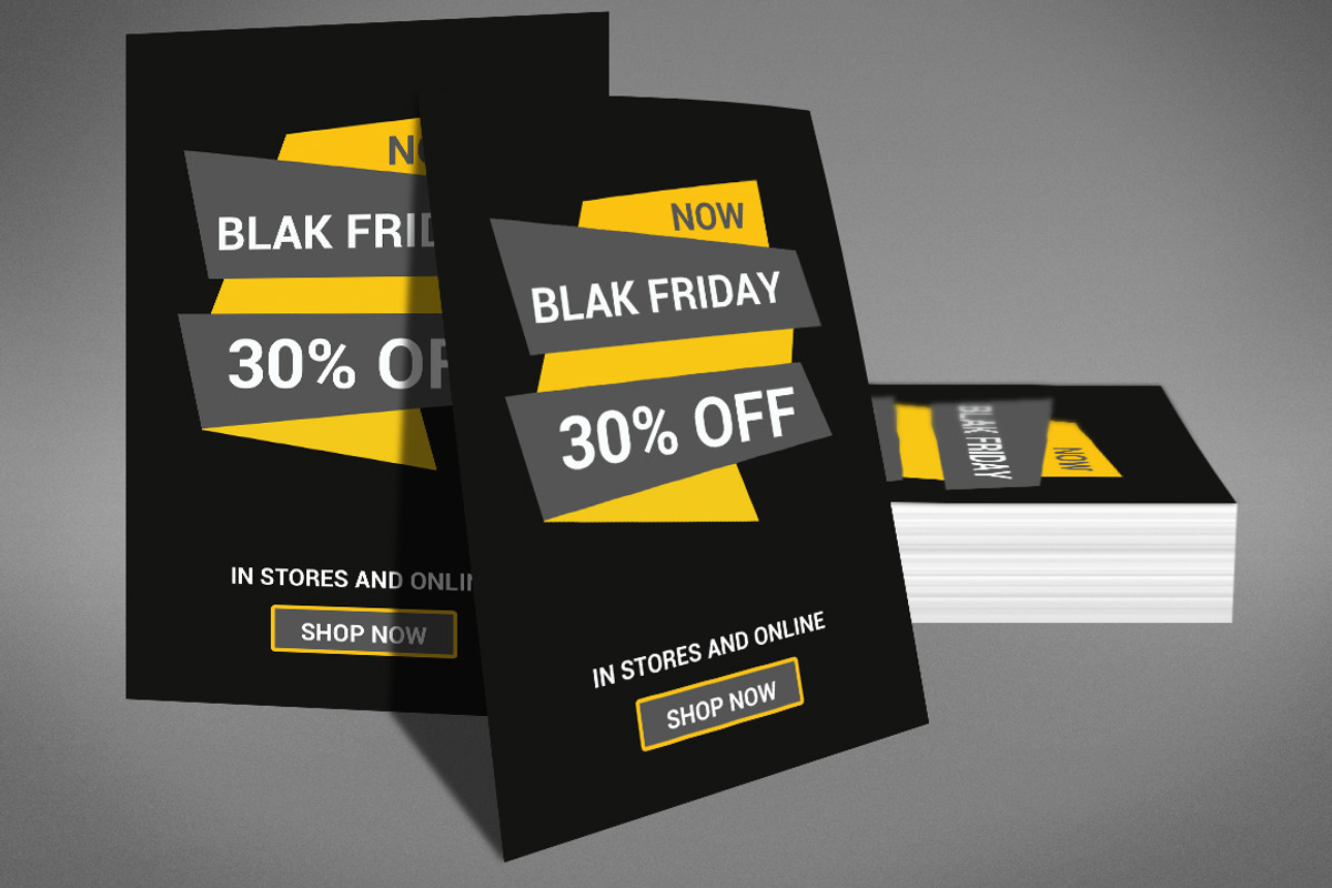 Black Friday Sale Flyer, a Flyer Template by graphicforest (Photo 2 of 4)