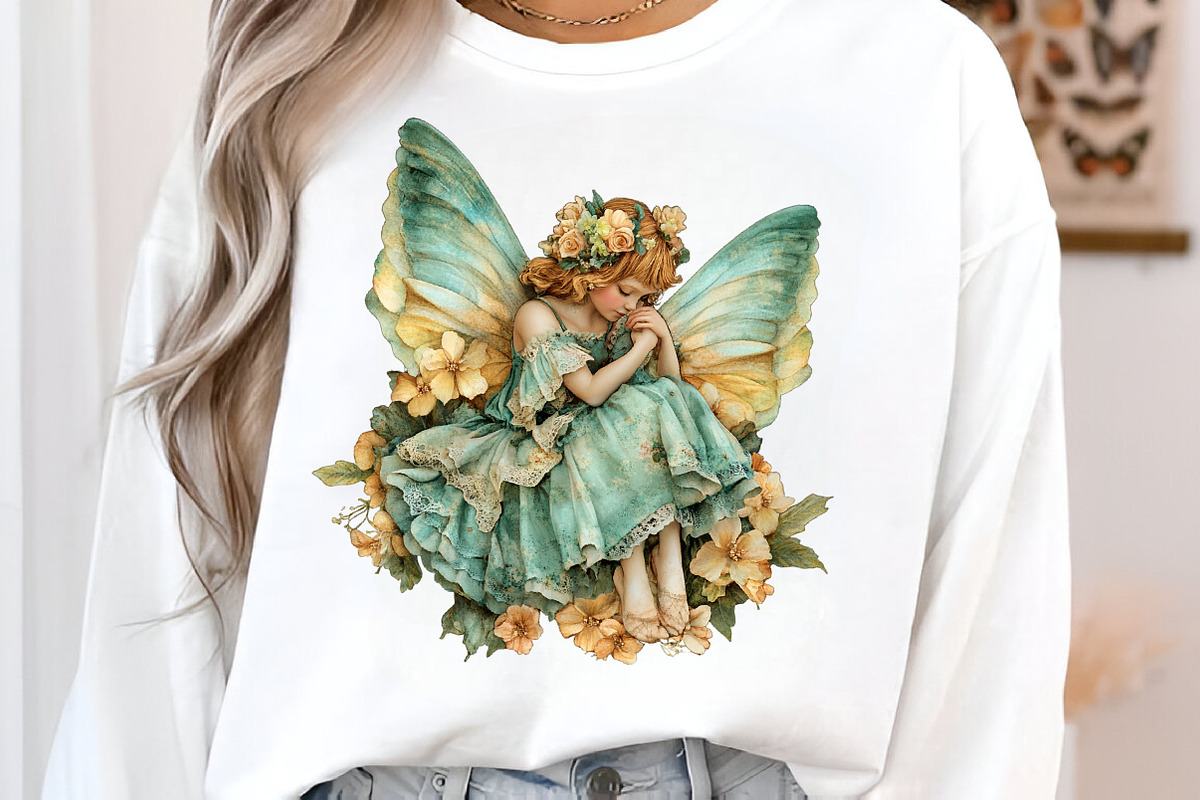 Whimsical Spring Fairy Clipart, an Illustration by SinaCreation (Photo 6 of 9)