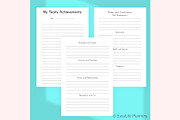 Goals Planner for Mini Happy PDF, a Stationery Template by EasyLifePlanners (Thumbnail 7 of 7)