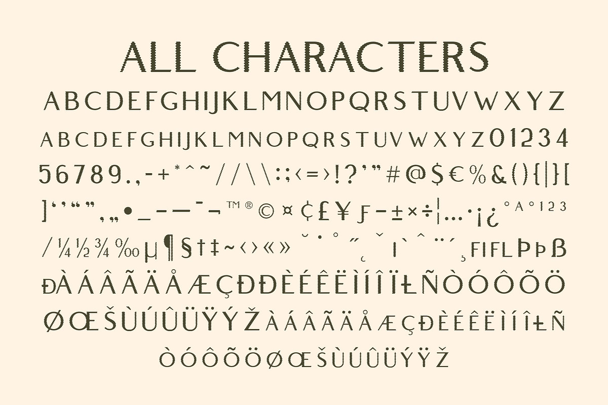 Belgium Distort, a Sans Serif Font by Craft Supply Co. (Photo 8 of 8)