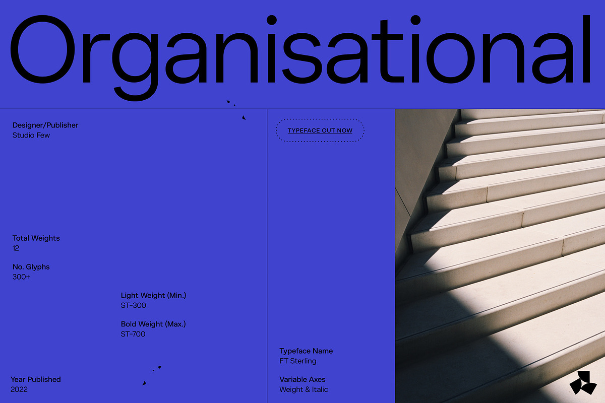 Sterling - Full Family, a Sans Serif Font by Studio Few (Photo 2 of 5)