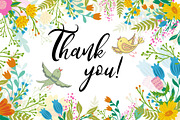 Birds and Flowers, a Pattern Graphic by Olesya Agudova (Thumbnail 9 of 9)