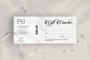 Minimal Gift Voucher Template