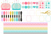 Sewing, Love Sewing Supplies, an Illustration by Mia's Graphic Design (Thumbnail 5 of 9)