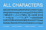 CS Thomas – Inktrap Font, a Sans Serif Font by Craft Supply Co. (Thumbnail 8 of 8)