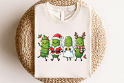 Christmas Pickle Doodles Characters, a Seasonal Illustration by CraftArtStudio (Thumbnail 4 of 4)