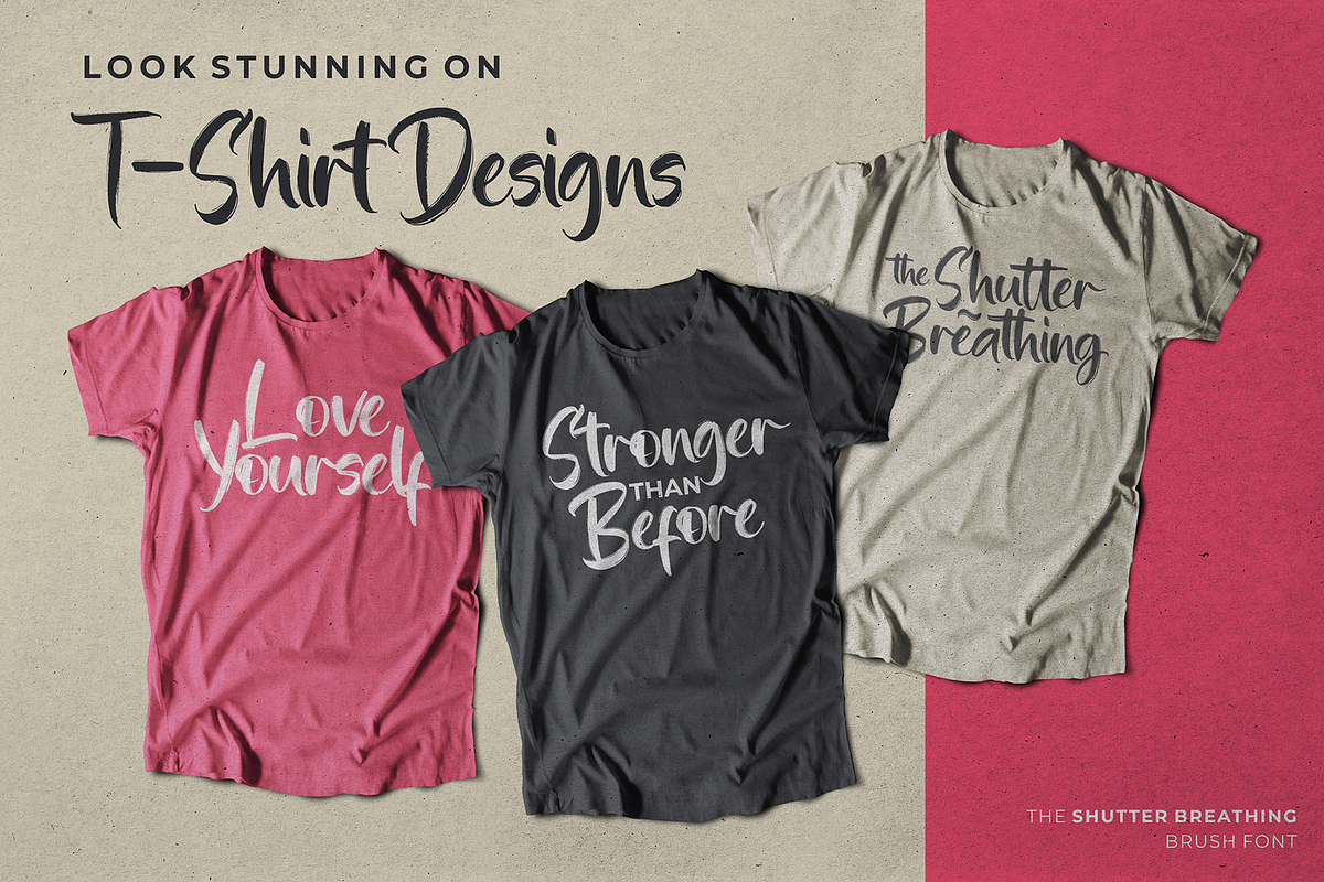 The Shutter Breathing - Brush Font, a Handwritten Font by figuree studio (Photo 9 of 10)