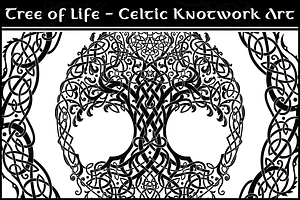 Tree Of Life, Celtic Knotwork Art