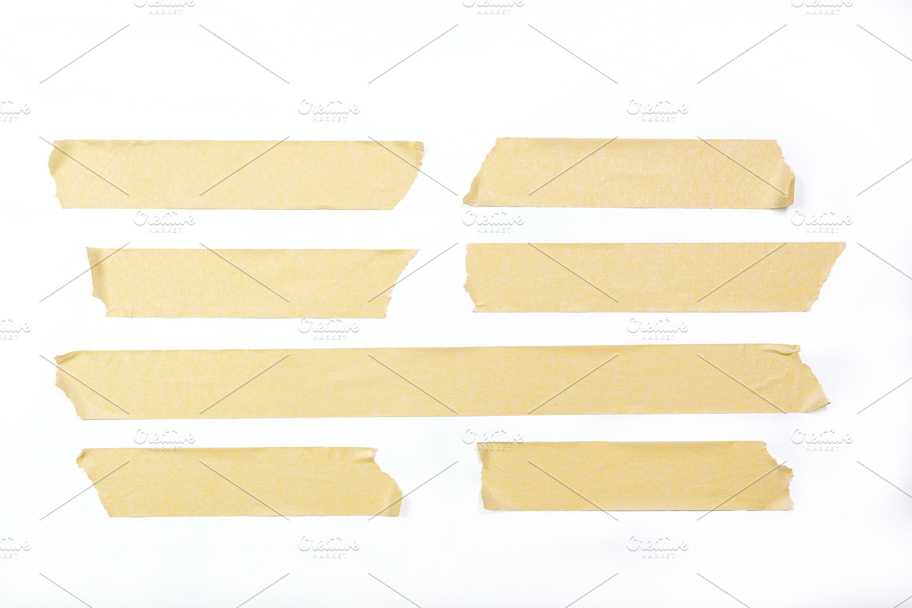 Adhesive tape pieces in line, a Background Photo by wr7 Media