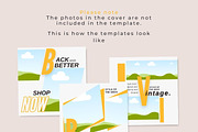 Stay Golden-Canva Instagram Template, a Social Media Template by Mintistic Design (Thumbnail 5 of 8)