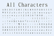 CS Gleda Mono Drawn, a Serif Font by Craft Supply Co. (Thumbnail 8 of 8)