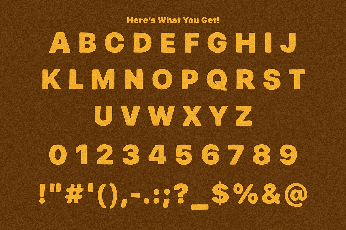 Basic Bold by Eric Pond Designs, a Sans Serif Font by Eric Pond Designs (Photo 2 of 6)