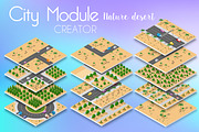 City bundle module city set, an Object Graphic by AlexZeL (Thumbnail 2 of 21)