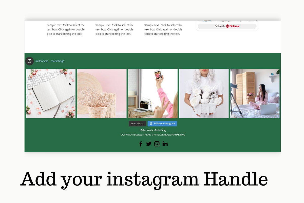 Theme for wordpress, a WordPress Template by Millennials Marketing (Photo 3 of 6)