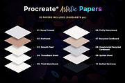 Procreate Artistic Digital Papers, a Texture Graphic by Frisk Shop (Thumbnail 8 of 11)