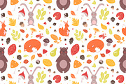 Autumn bundle, patterns, posters, an Animal Illustration by Good Studio (Thumbnail 4 of 15)