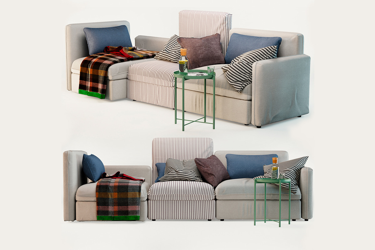 IKEA VALLENTUNA, a Furniture 3D Model by dk 3d models