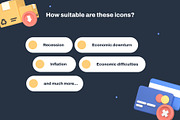 3D Recession Icon Pack, an Object 3D Model by Nate Studios (Thumbnail 3 of 8)