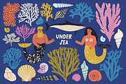 UNDERSEA Graphics Collection, a Pattern Graphic by Katerina Osa (Thumbnail 1 of 12)