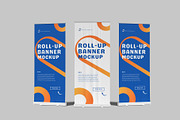 Rollup Banner Mockup, a Print Template by graphictime (Thumbnail 10 of 12)