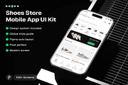 Shoes Store Mobile App UI Kit, an UI Kit Template by Creative Perspective (Thumbnail 1 of 8)