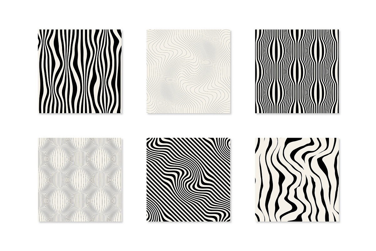 Distorted Seamless Patterns | Vol. 1, a Pattern Graphic by Curly_Pat (Photo 3 of 7)