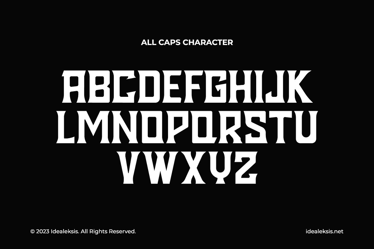 Rock Thorn Typeface, a Font by Ideal Eksis (Photo 7 of 9)
