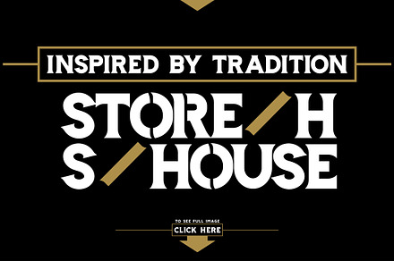 Storehouse Font + Vector shapes
