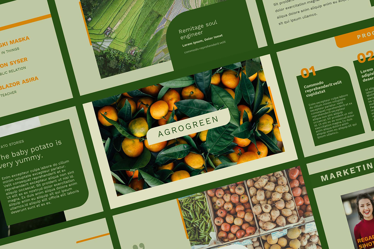 Keynote - Agrogreen Plantation, a Presentation Template by Yolk Vibes (Photo 7 of 9)