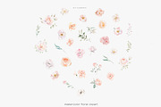 blush elegance floral clipart png, a Decorative Illustration by Patishop Art (Thumbnail 7 of 8)