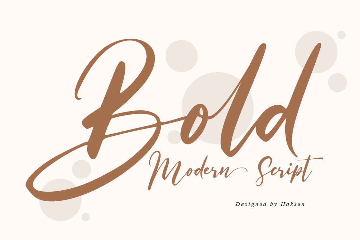 Really Distinct Bold Modern Script preview 2