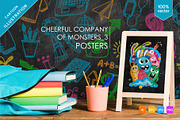 Cheerful company of monsters 03., an Animal Illustration by KENO Mascots (Thumbnail 3 of 6)