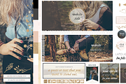 Bronze Fall Website/Blog Kit, an UI Kit Template by Coral Antler (Thumbnail 2 of 5)