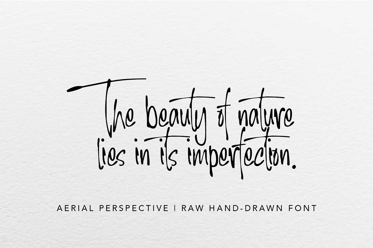 Aerial Perspective, a Handwritten Font by Cititype (Photo 4 of 16)