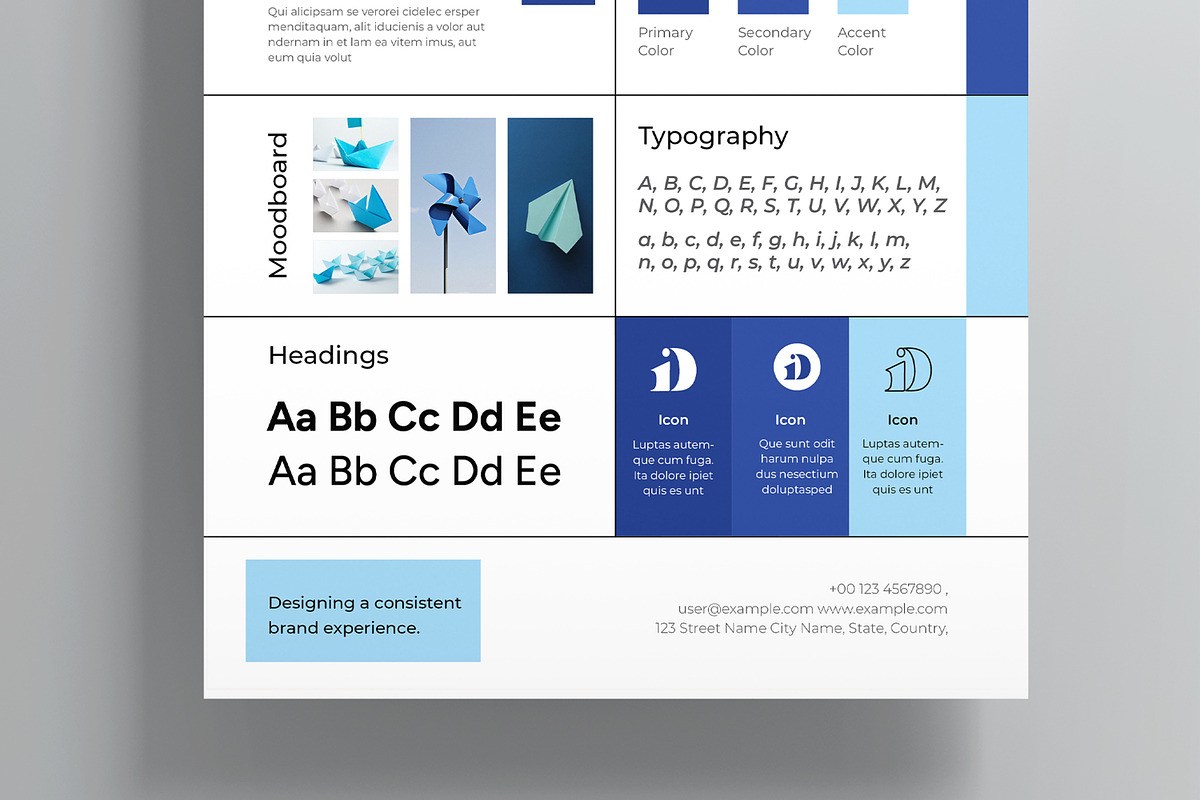 Brand Guideline Flyer preview 3