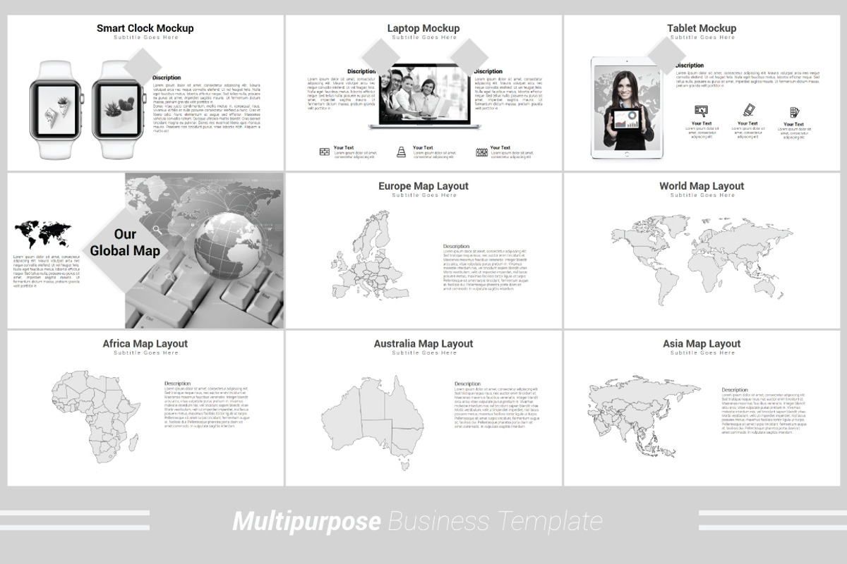 Multipurpose Powerpoint Template, a Presentation Template by Presentation Official (Photo 8 of 9)