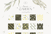 Watercolor Lemons Garden collection, a Decorative Illustration by ArtMaslyana (Thumbnail 11 of 14)