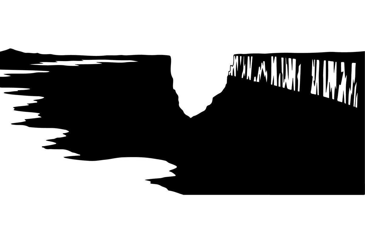 Cliff Landscape Silhouette, an Object Graphic by Creativeshirt (Photo 17 of 20)